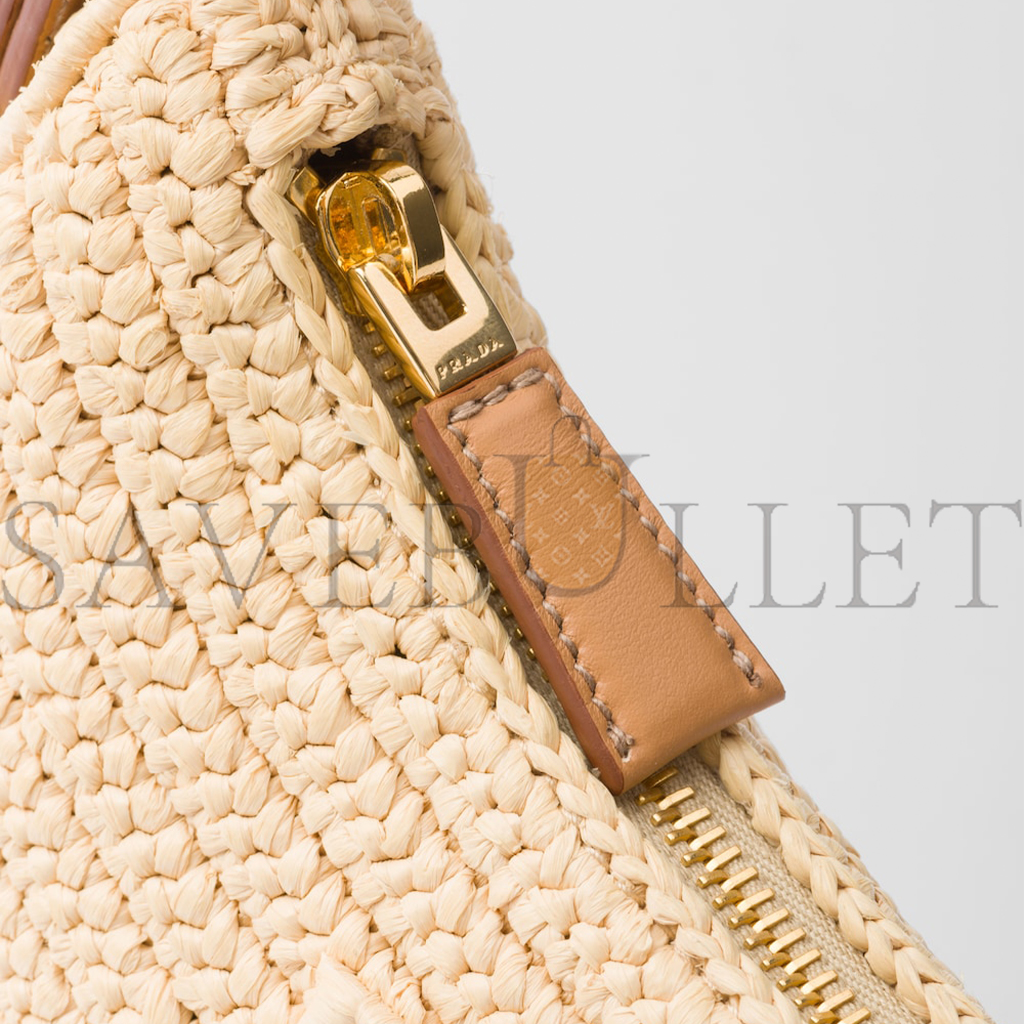 PRADA PRADA ARQUÉ CROCHET SHOULDER BAG 1BC194 (22.5*18.5*6cm)